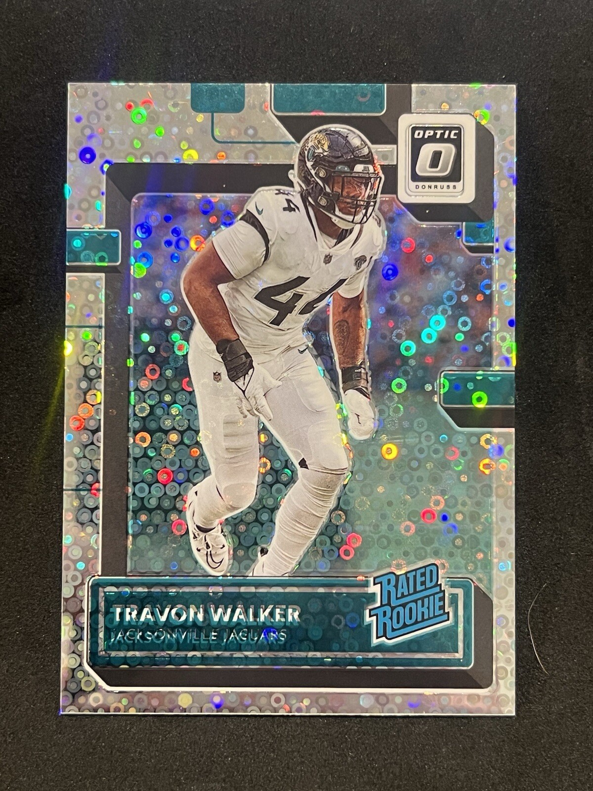 2022 Optic - Rated Rookie Silver Circles Prizm #225 Travon Walker /125