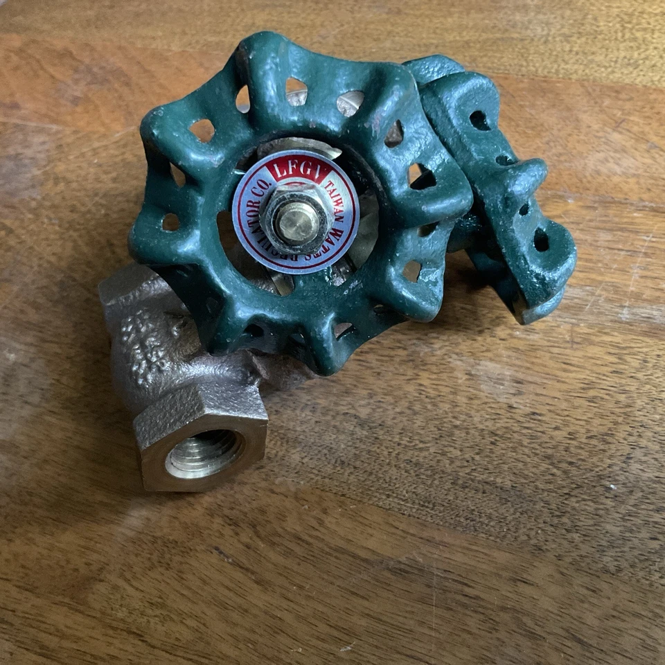 2ea Watts 1/4" No Rise Stem Bronze Solid Wedge Threaded Gate Valves New - Image 4 of 4