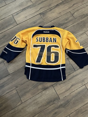 Youth S/M NHL Nashville Predators #76 Subban Jersey Reebok - Picture 5 of 10