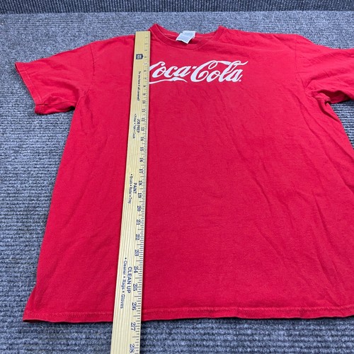 💥Vintage Coca Cola Graphic T-Shirt Large Short Sleeve Red - Imagen 4 de 5