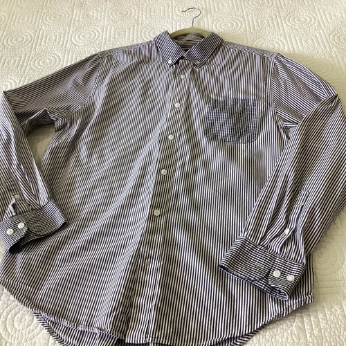 Five Four Mark Mcnairy Designer Button Down Shirt Mens Size L Stripe - Picture 9 of 10