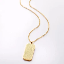 Nominal AYATUL KURSI TAG WOMEN 18K GOLD PLATED Arabic