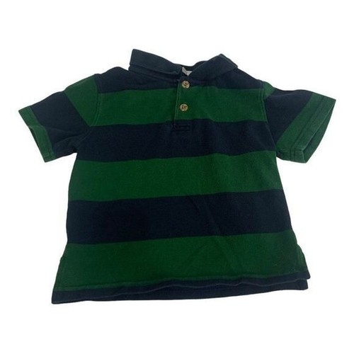 Cherokee Boys Toddler Short Sleeved Striped Polo Shirt Size 3T