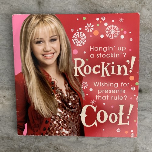 Very Rare Hallmark Hannah Montana Christmas Holiday card “Rockin’! Cool! f3 - 第 1/10 張圖片