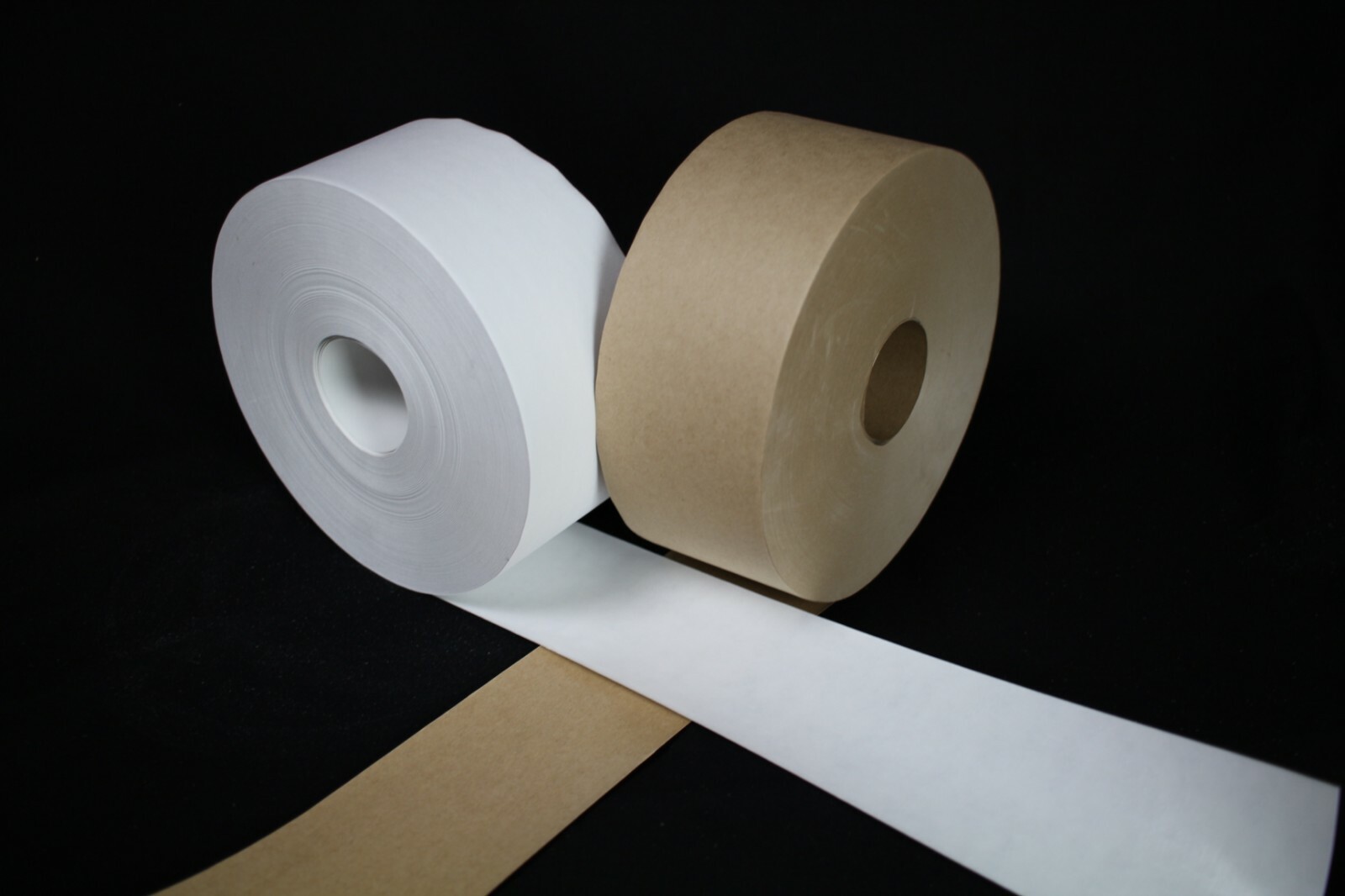 3" x 600' Roll WHITE KRAFT Non-Reinforced WHITE PAPER TAPE