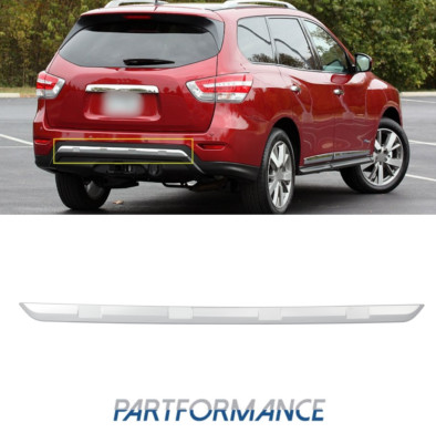 For 2013-2016 Nissan Pathfinder Rear Bumper Chrome Molding Trim