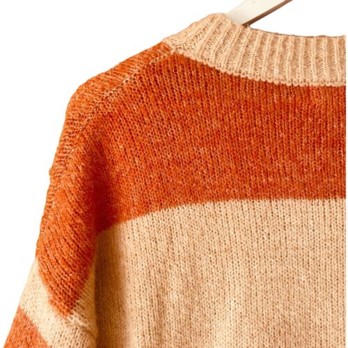 Miracle Jumper Womens Size S/M Multicoloured Striped Wool Mix Souffle - Foto 5 di 19