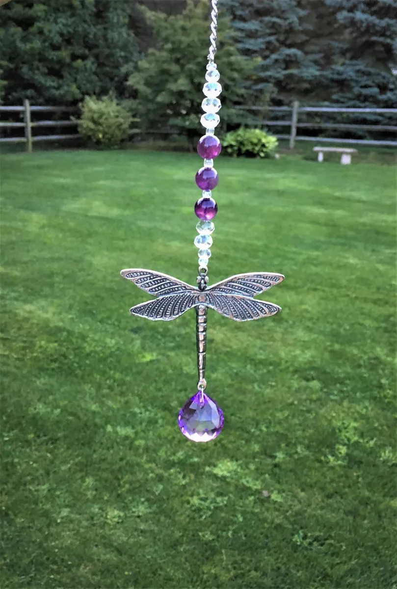 Dragonfly rear view mirror charm deals