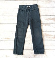 H M Boys 5-6 Years Dark Teal Blue Pants Denim Jeans Kids Bottoms Size 5T 6
