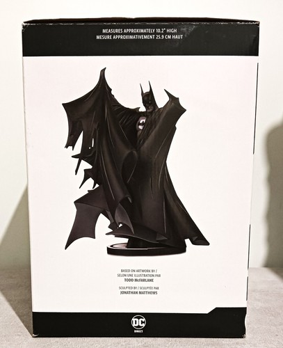 BATMAN STATUA BLACK AND WHITE TODD MCFARLANE DELUXE DC DIRECT NEW IN BOX LIMITED - Foto 6 di 6