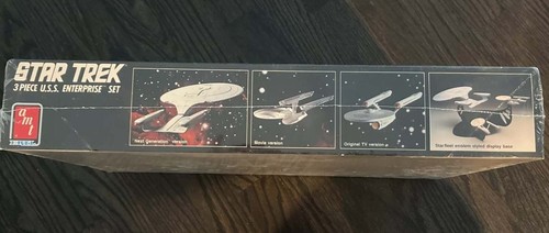 STAR TREK 3 PIECE U.S.S. ENTERPRISE SET AMT Model Kit SEALED MIB C-6.5 - Picture 3 of 3