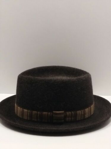 Vintage Lee Hat Company 1950's Zachry Atlanta Wool Fedora Hat - Afbeelding 1 van 7