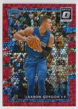 2017-18 Panini Donruss Optic Base Fast Break Red Prizm #106 Aaron Gordon 80/85