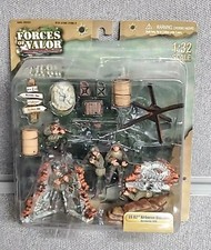 2003- FORCES OF VALOR- US 82nd AIRBORNE DIVISION- NORMANDY 1944- MIB- 1/32
