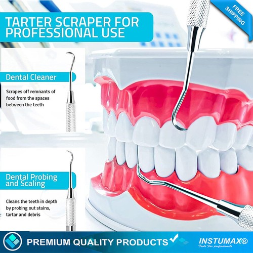Hoz posterior #204S Escalador universal dental higiene periodontal dentista selección - Imagen 5 de 26