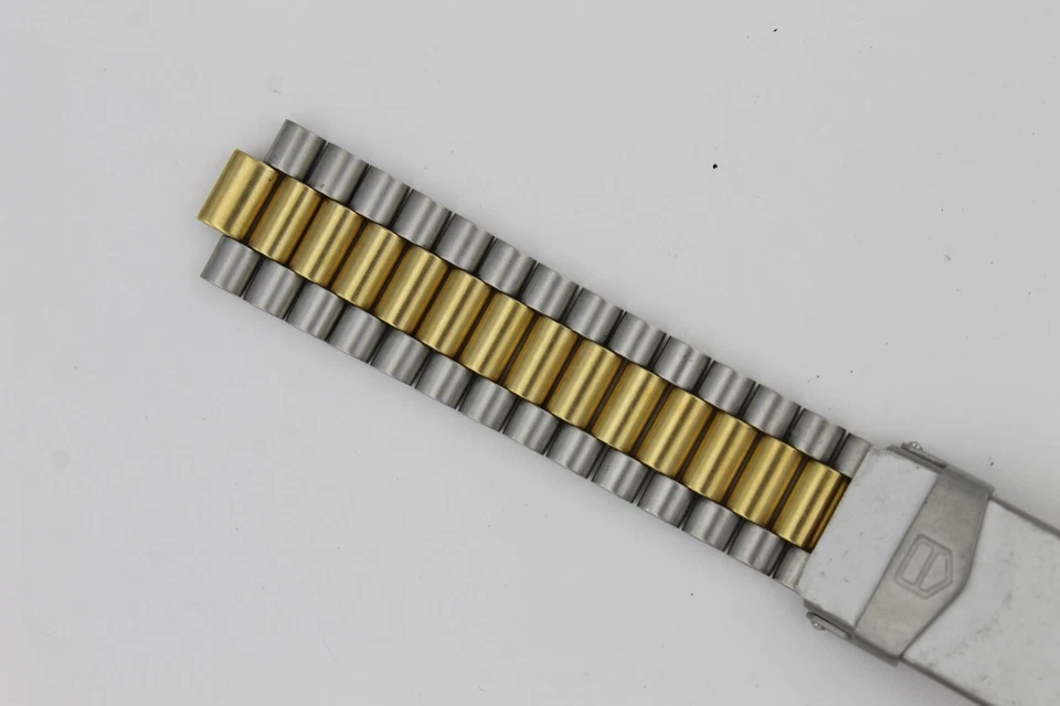 Tag Heuer BB0305 Mens Womens Midsize 2000 Watch Band Bracelet 18mm Gold WE1220 - Image 3 of 4