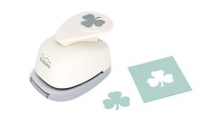Bira Craft 1 inch Shamrock 1 Lever Action Craft Punch, St. Patrick  s Day Punch