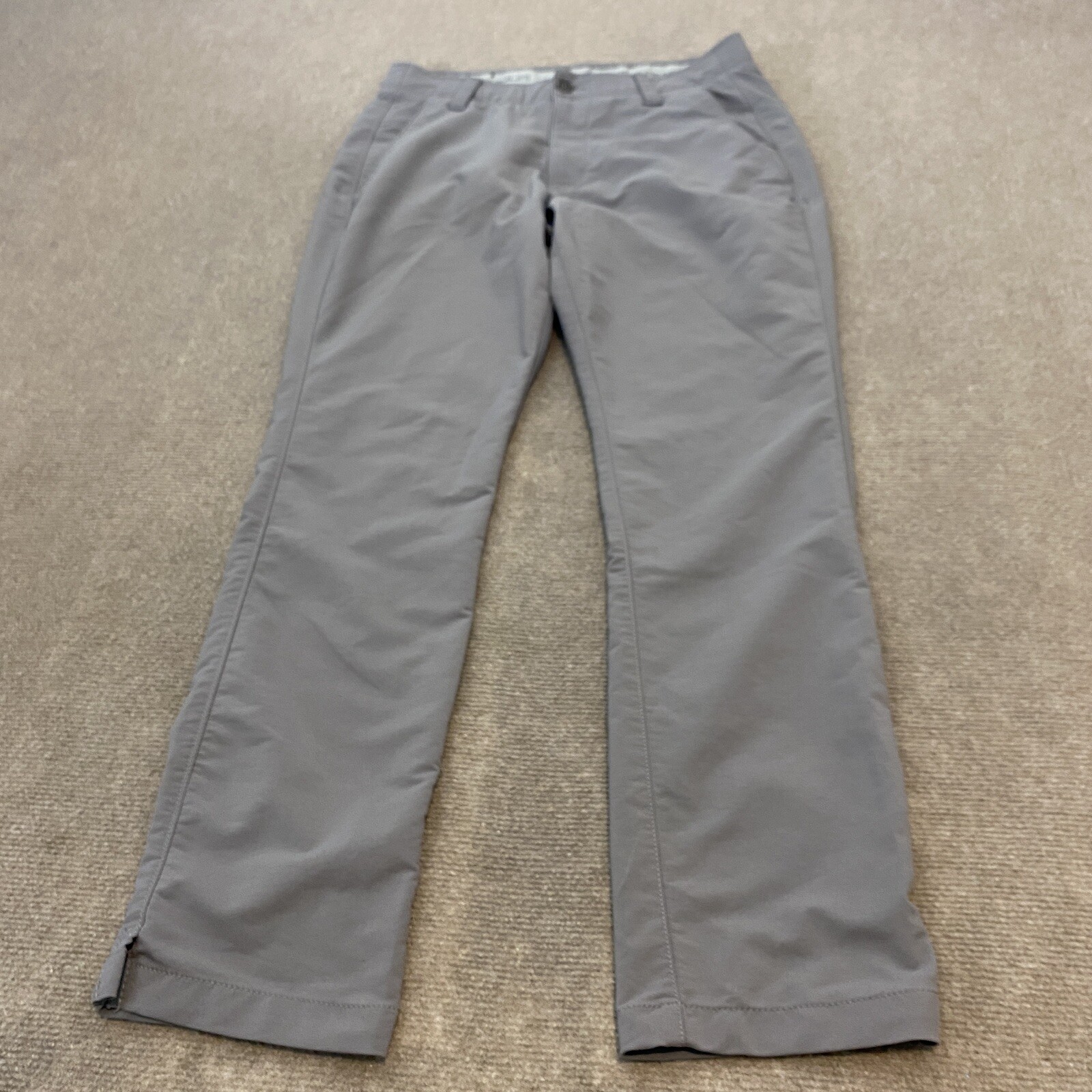 Under Armour Men's Gray Stretch Golf Pants 30x30 Performance Casual Fit