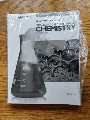 Apologia Solutions Tests Exploring Creation Chemistry 3rd Edition Homeschool ED6