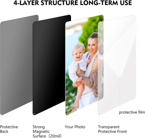 Magnetic Photo Frame, Pack of 30, Fits 4 X 6 Inch Photos, Magnetic Picture Fr... - Picture 6 of 9