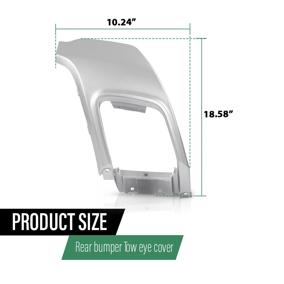 Fit For 12-18 Land Rover Range Rover Evoque Dynamic Rear Bumper Tow Eye Cover - Imagem 3 de 4