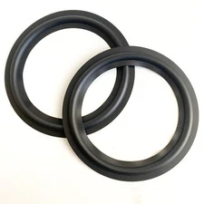 2 Replacement 7" Speaker Rubber Surrounds For B & W ZZ12874, ZZ12882 Edge Repair