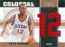 Evan Turner jersey relic basketball card 2011 Panini National Treasures #19