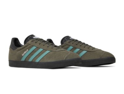 Adidas Gazelle Pantone 'Olive Green Black' (GX2209) Mens 7.5