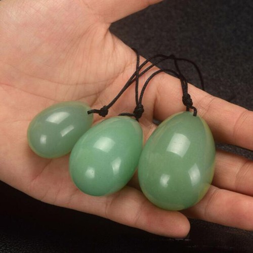 3Pcs/Set Green Aventurine Quartz Yoni Egg Kegel Exercise + 1Pcs Massage St s.AU - Picture 4 of 9