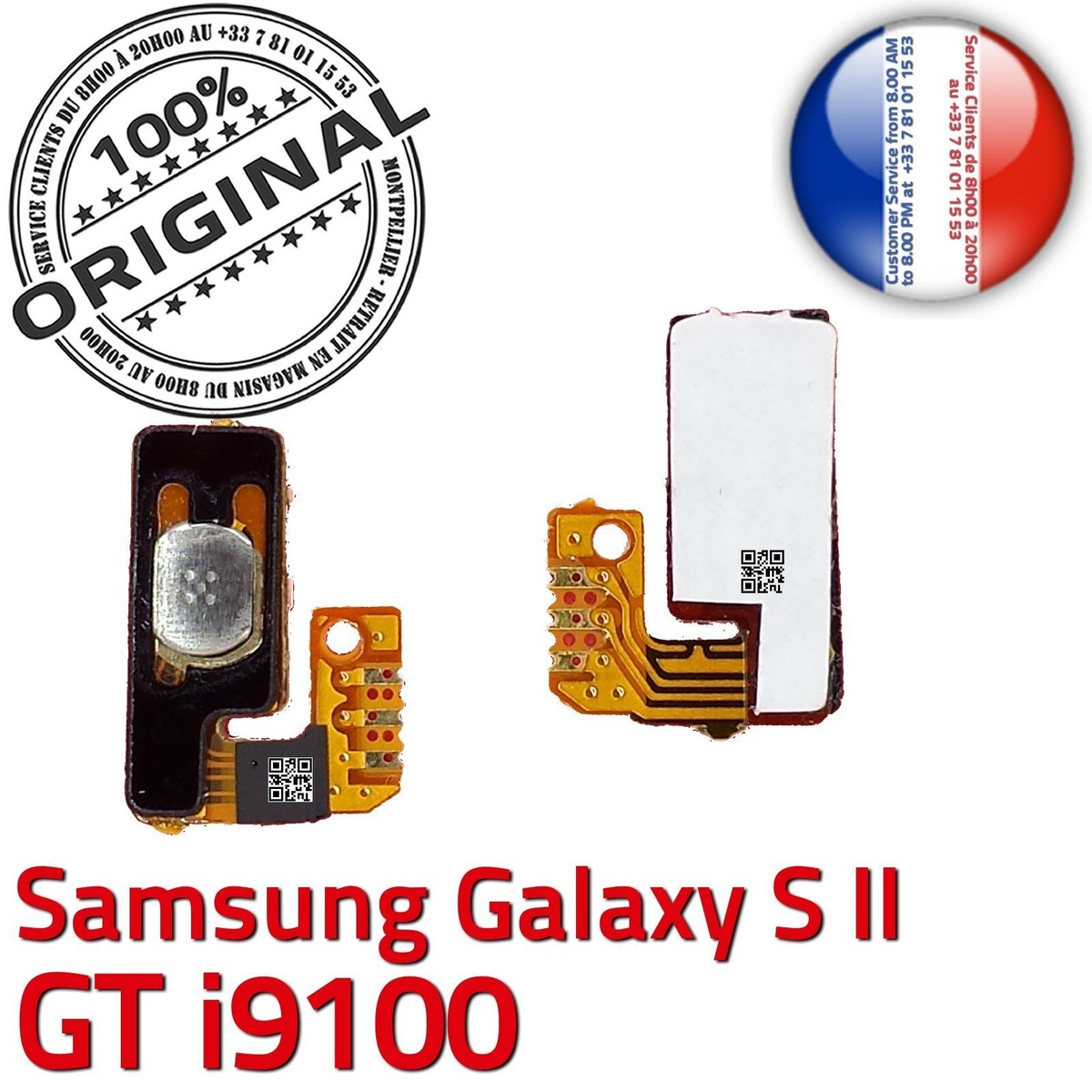 Samsung Galaxy S2 GT-i9100 – Pour Pièces Ou Réparation (ne S'allume Plus)