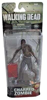 #ad The Walking Dead Tv Series 5: CHARRED ZOMBIE With gas can McFarlane figure $13.99
