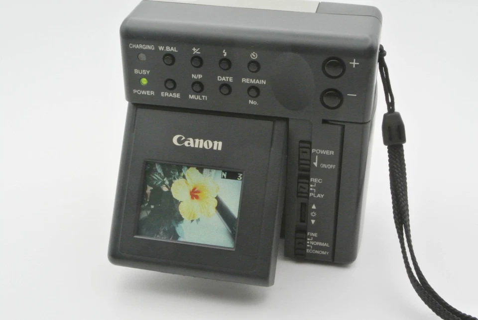 Vintage Canon Powershot 350 (1997) Digital Point & Shoot Camera w/CF card - Image 3 of 4