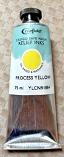 Cranfield Caligo Safe Wash Relief Ink - Process Yellow 75 ml