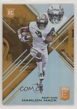 2017 Panini Elite Draft Picks Aspirations Orange Marlon Mack #191 rg2