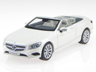 Mercedes A217 S-Class convertible white modelcar iScale 1:43