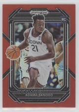 2023 Panini Prizm Draft Picks Red Prizm /299 Adama Sanogo #8 Rookie RC