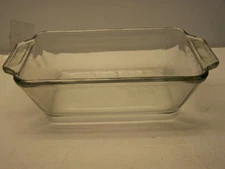 Anchor Ovenware Clear Glass Bread Loaf Pan Loaf Dish Casserole 1.5 qt