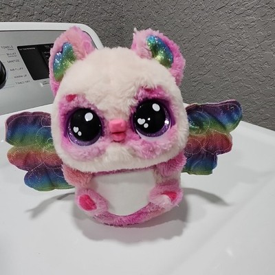 Spin Master Hatchimals Pink Plush Toy with Rainbow Wings &  Light-Up Heart kid u