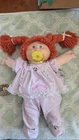 Cabbagepatch Kids Girl With Orange Braids And Pig Tails, Blue Eyes, Pacifier