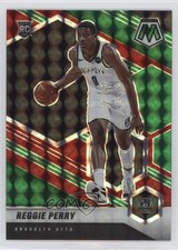 2020-21 Panini Mosaic Rookie Choice Red & Green Prizm Reggie Perry #244 11s9