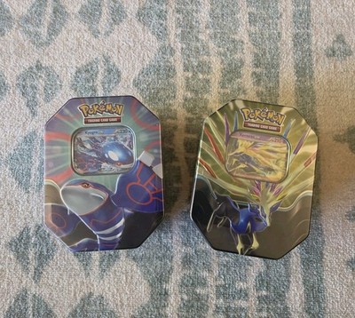 Pokemon TCG: Azure Legends EX Tins - Lot Of 2 - Xerneas + Kyogre Factory Sealed