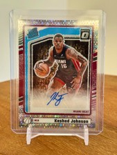 2024-25 Donruss Optic KESHAD JOHNSON Rated Rookie Signatures Disco AUTO