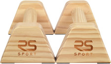 Calisthenics Parallele in Legno, Basse, Push up Bar, Crossfit E Street Workout, 