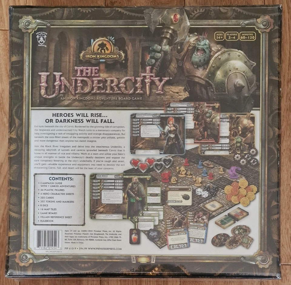 The Undercity Iron Kingdoms Adventure Board Game by Privateer Press - Image 2 of 2