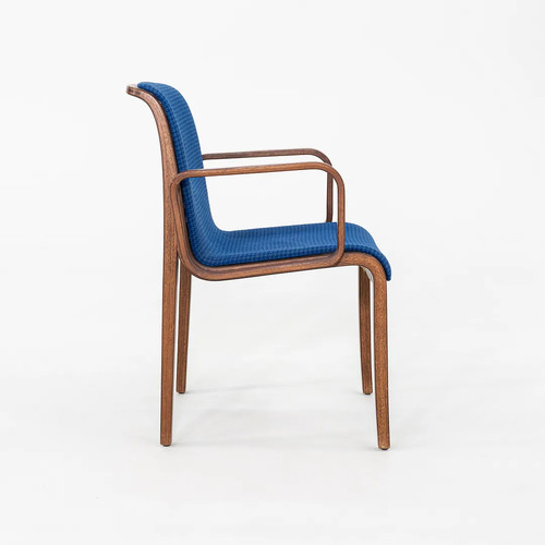 1970 Bill Stephens 1300 Series Dining Chair for Knoll in Purple Fabric & Walnut - Picture 12 of 12