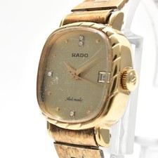 Orologio da polso RADO 561.7955.2 automatico quadrante oro champagne data 4 indici pietra