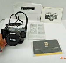 Olympus OM-1 with Tefnon Lens Power Winder Motor and Manuals