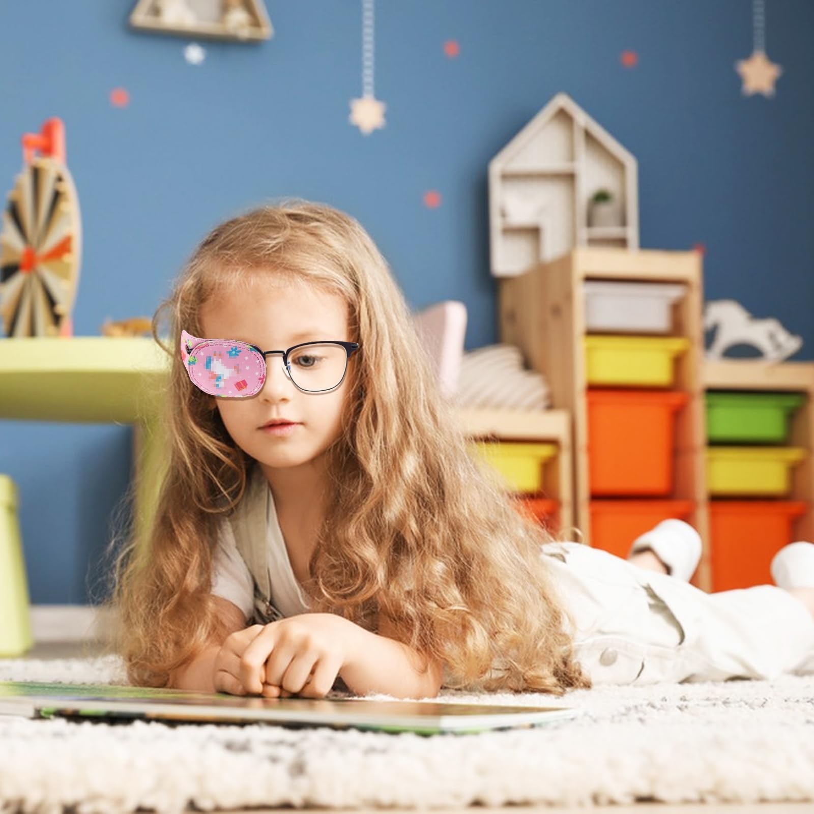 Comfortable Kids Eye Patches for Amblyopia Treatment (Lazy Eye) - Fun Colorfu...