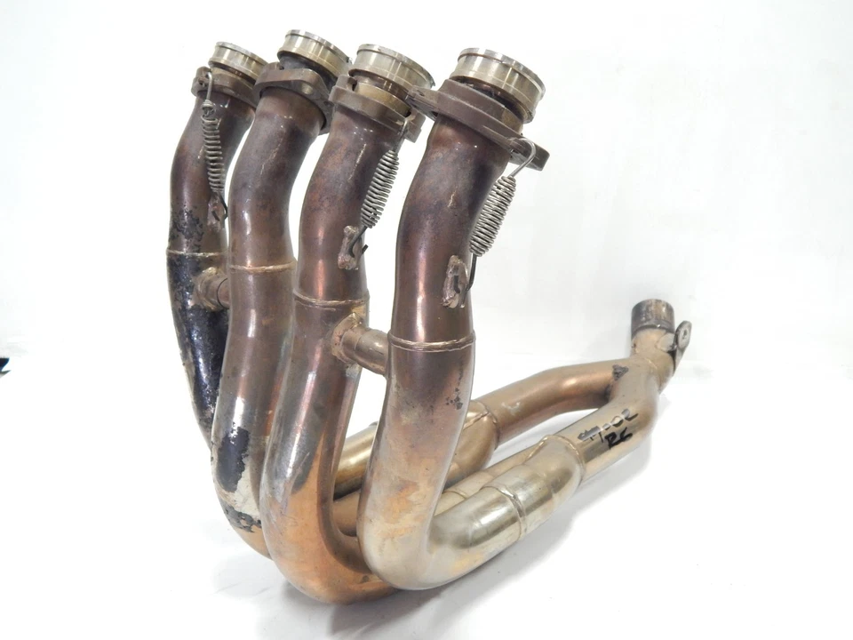 99 00 01 02 YAMAHA YZFR6 YZF R6 YOSHIMURA sistema completo silenciador escape DAÑOS Foto 3 de 4