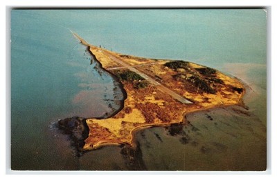 Wild Duck Cove PEI Canada Aerial View Airstrip Postcard International Graphics
